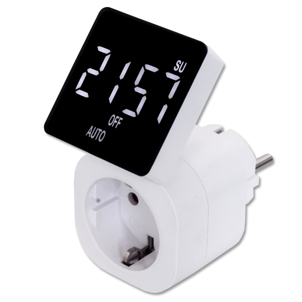 EcoSavers Digitale Tijdschakelklok met LED verlicht display