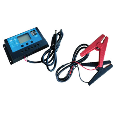 POWERplus Charge Controller voor Alligator 12V/24V PWM met 2 USB uitgangen voor POWERplus Alligator - 20A