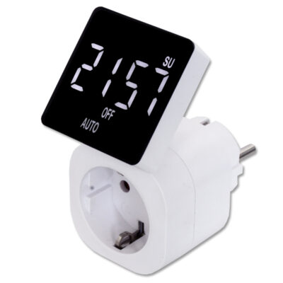 EcoSavers Digitale Tijdschakelklok met LED verlicht display