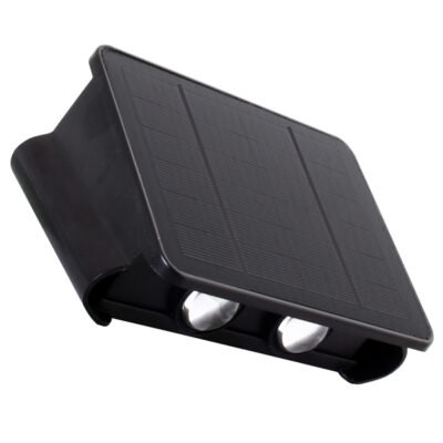 POWERplus Weasel Solar 4 LED Up-Down Wandlamp Buiten Warm White